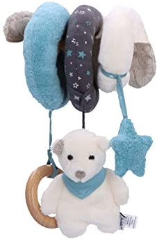 Sterntaler Baby Unisex Spielzeugspirale Baby Spielzeugspirale Eisbär Elia - Motorikspielzeug, Windspiel, Activity-Spirale - ecru