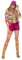 PARTY DISCOUNT NEU Damen-Kostüm Jacke Festival Regenbogen, Größe: 38