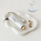 MDFAYE Plateau à bijoux pour femme, porte-bague, assiette en céramique en forme de nuage unique, décoration de chambre, fête des mères, anniversaire (blanc)
