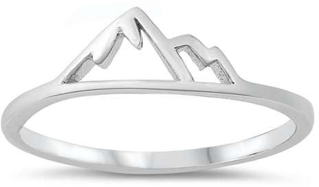 Sterling Silber 925 Berge Ring