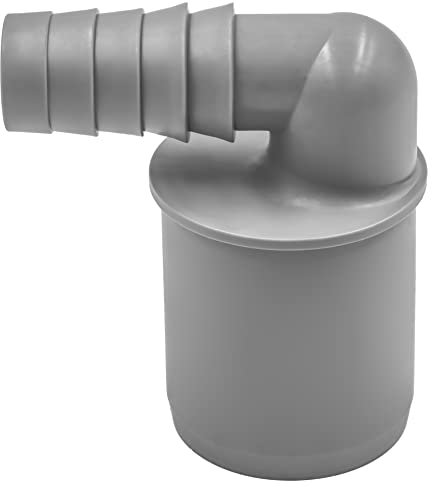 Schlauchwinkel DN 40, 18-21,7 mm – 90° Winkelstück für Ablaufschläuche, platzsparendes Design, hitzebeständig bis 90°C