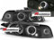 CR-Lights LED Angel Eye Scheinwerfer für Fiat Punto 93-99 schwarz