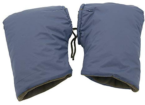 IBLUELOVER Gants de Moto Gants de Poignée Hiver épais Manchon Couvercle pour Motocyclette Vélo Cyclisme Scooter Gants Imperméable Chauffant Guidon de Protection Gants Chauds Moto Coupe-Vent