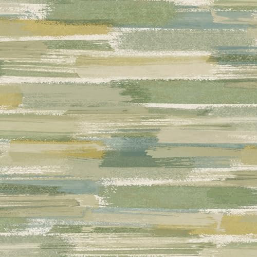 Rural Paradise Brushmarks Papier peint Vert/jaune Holden 13641