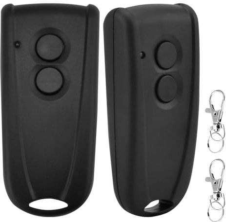 DAWRIS Mando a distancia para puerta de garaje de 433,92 MHz, juego de 2 unidades para Hörmann Ecostar RSC2, RSE2