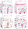 WERNNSAI Ice Cream Party Favor Boxes - 12 PCS Ice Cream Party Decorations Kids Candy Goodie Snack Gift Boxes Girls Party Bags for Summer Birthday Decorations