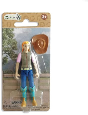 Collecta Amazona mit Cowgirl-Hut, Sammelfigur, beweglich, +3 (Deqube 90184250)
