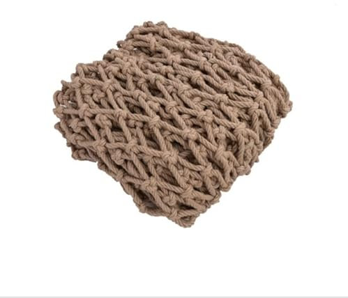 MKAK 1m Kindersicherheitsnetz, Treppen Garten Balkon Schutznetz Kinderschutznetz Kletternetz Dekorationsnetz Hanfseil Schutznetz(4 cm mesh)