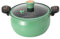8L mini olla a presión de calentamiento rápido con manijas de bloqueo, serie no de palo con tapa transparente para gas, inducción y placas eléctricas, cocina de cocina compacta, verde