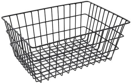 MVTEK Schwarz, Korb hinten 50 x 50,5 x 22,7 cm für 3 Räder, Unisex, Erwachsene, einzigartig