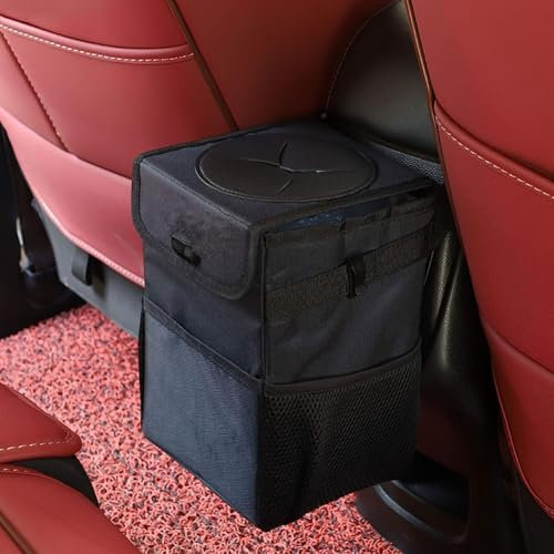 JSYDMA Auto Mülleimer,Kompatibel mit Skoda Enyaq iV Karoq Kodiaq,Autoteile