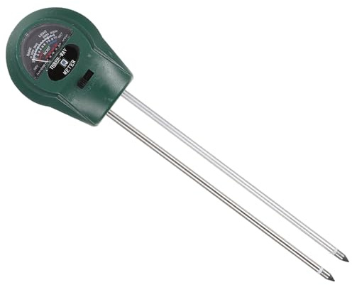 Levemolo Bodentester Boden Feuchtigkeitsmesser Ph Messgerät Digitaler Garten Feuchtigkeitsmesser ohne Batterie für Pflanzen Rasen und Gartenerde mit Großem Zifferblatt und Einfacher
