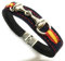 YOJAN PIEL | Pulsera De Cuero Detalle Estribo y Bandera De España (Marino) | Complementos de Moda Unisex para Hombres y Mujeres de Estilo Atemporal y Elegante | Regalos Originales y Exclusivos