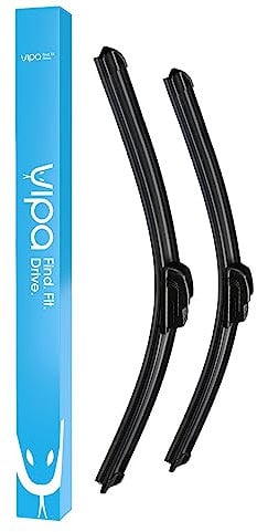 Vipa Car Parts Premium Wiper Blade Retro Upgrade Kit | Fits: FORD TRANSIT Van (Apr 2006 Onwards) | All-Weather Performance | Durable, Streak-Free Windshield Wipers | Easy Installation