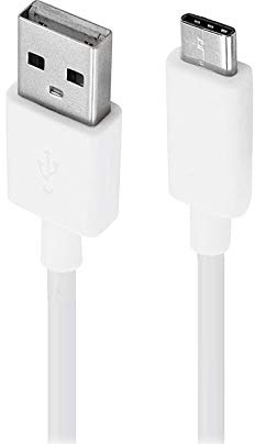 Mr.Gadget Solutions® New 1M Long USB Type-C 3.1 Data Charger Cable For Motorola Moto G6 Plus One Power-white