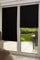 K-home Thermorollo Verdunklungsrollo ohne Bohren Schwarz B55 x H200 cm