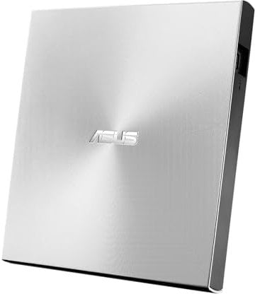 ASUS ZenDrive U8M externes DVD-Laufwerk/Brenner (Silber, USB-C, M-DISC)