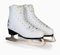 Rengzun Schlittschuhe Damen Kinder Eiskunstlauf Schlittschuhe Weiß Warmes Futter Eislaufschuhe mit Edelstahlkufen Ice Skates für Einsteigerinnen Größe 28-43