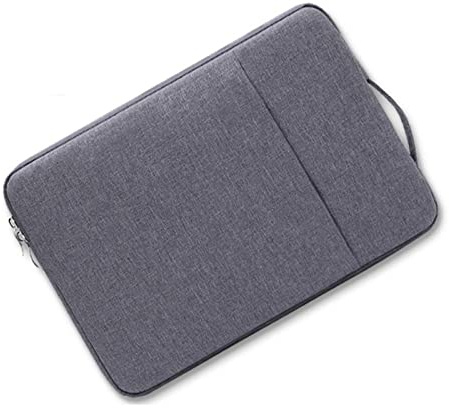 Laptop Sleeve with Handle Slim Carrying Bag Business Briefcase Compatible with 15.6 inch Laptops, Dark Grey