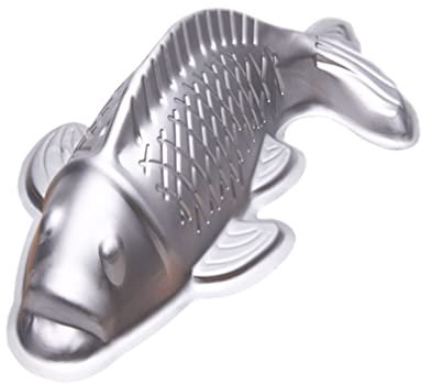DOITOOL Fischförmige Reiskuchenform Fisch 3D-Form dekorative Schokolade Backform Kuchen Schokolade Form Gelee DIY Form Küchenbedarf
