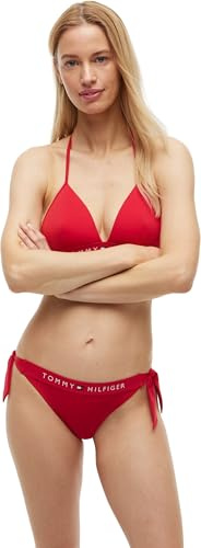 Tommy Hilfiger Damen Bikinihose Seitliche Schnürung Side Tie Cheeky Bikini Sport