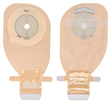 Jctracy Colostomy Bags,20PCS Ostomy Bags One-Piece Ostomy Supplies 20mm-70mm Cut to Fit Drainable Pouch with Closure for Ileostomy Stoma Care.