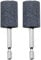Hexagonal Shank Abrasive Mounted Stone 2 Pcs Grinding Wheel Head Mounted Points Abrasive Stone Grinding Wheel Bits for Rotary Tool