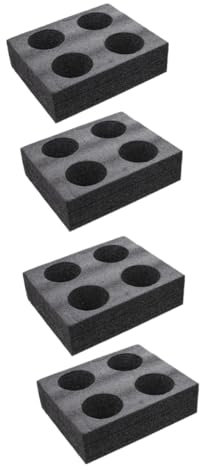 Cabilock 4piezas Portavasos De Café y Bebidas Soporte Estable para Tazas Trays De Transporte De Bebidas para Escuela