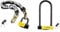 Kryptonite New York FAHGETTABOUDIT 1410 Bike Chain Lock, 3.28 Feet Long 14mm Steel Chain Heavy Duty & New York LS Bike U-Lock, Heavy Duty Anti-Theft Security Bicycle Lock Sold Secure Gold