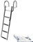 Heavy Duty Marine Boat Boating Ladder - Safety Aluminum Boating Equipment with Non-Slip Steps | Aluminum Step Ladder for Easy and Secure Access at Sea and River