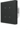Smart Dimmer Switch, 1-3 Gang Dimmer Switch, Control Lights Wirelessly Through For Smart Life App, For Alexa And Home(3 Gang Grey)