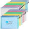 Plastic Wallet,Zip Wallets A4,20 Pcs A4 Zip Wallets Document Wallets,Zip Folder,Zipper Bags for School Office Supplies, Travel,Home.
