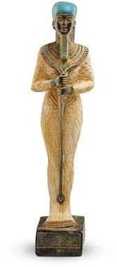 Einzigartige altägyptische Statue des Ptah-Gottes der Künstler und Handwerker, schwere Stein-Handkunst, hergestellt in Ägypten.