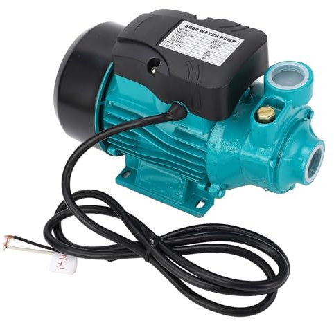 200 W 3200 U/min Solar-DC-Wirbelpumpe, Selbstansaugende Vortex-Hochhubpumpe, 35 L/min Förderwasserpumpe für Haushalt, Landwirtschaft, Bewässerung (DC24V)