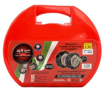 SMC Catene da Neve OMOLOGATE O-Norm TUV SMC 9mm Per Pneumatici 225/55 R 18