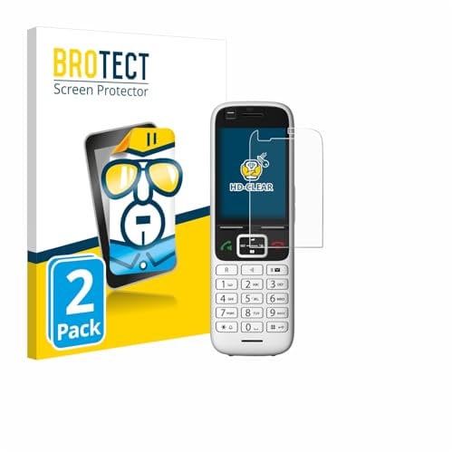 BROTECT (2 Stück Schutzfolie für Unify OpenScape S6 Displayschutz Folie Ultra-Klar