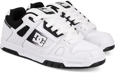 DC Herren Stag Skate-Schuh, Weiß/Schwarz, 46.5 EU