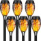 Aigostar-Luces de llamas Solar Exterior Jardin, 6 piezas.iluminación realista fuego encendido,IP44 Impermeable,Luces de antorcha solar para exterior,Luz Solar Exterior para Decoración,Césped,camino(1)
