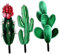 ifundom 3 Pezzi Decorazione Cactus da Pz per Cortile per Esterno per Fioriere e Aiuole
