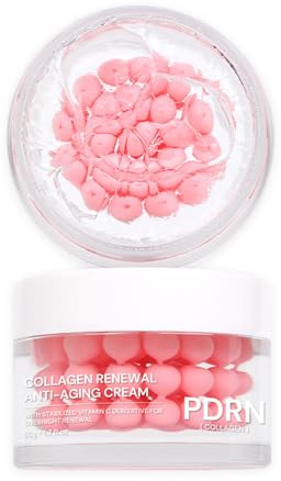 PDRN Collagen Jelly Cream, Pink Collagen Capsule Cream, Deeper Kollagen Gesichtscreme Renewal Anti-aging Creme, Glow, Feuchtigkeitsspendend, Straffend, Nährende und Aufpolsternde 50g