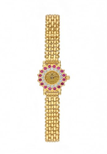 JOWISSA Damenuhr Capri Gold pink Swiss Made J10.019.S