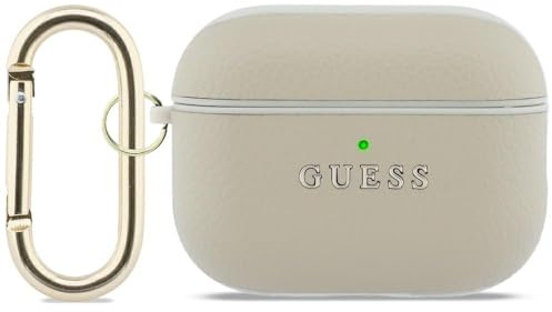 CG Mobile Guess mit genarbtem Logo-Schutzhülle für AirPods Pro 3 (Gold)