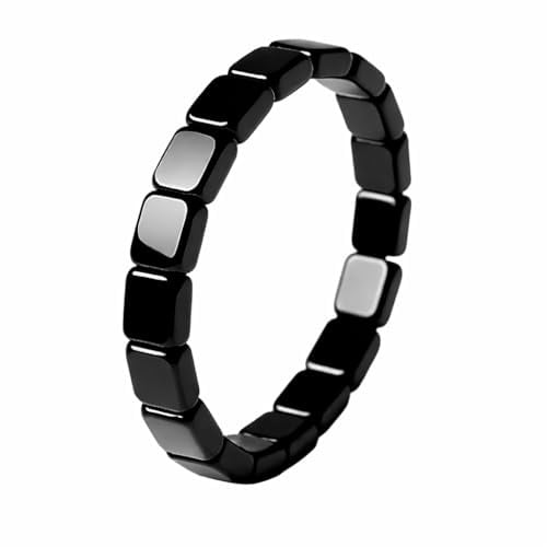 CYSJ Hämatit Armband,Hämatit Armband Herren ，Magnetarmband Männer，Energie Heilstein ，für Vater, Ehemann & Freund für Business, Sport, Alltag und Meditation