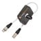 Male to Female XLR Mic Lead/Balanced Microphone/Mic Patch Cable / 7 Colours 0.5m White