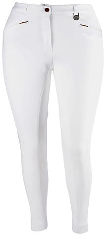 Avon Equine Discount Haustierzubehör Herren Jodhpurs, weiches und dehnbares Material, weiß, 46
