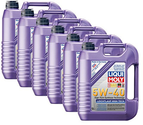 Liqui Moly 6X 3864 Leichtlauf High Tech Motoröl 5W-40 5L