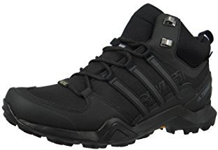 adidas Herren Terrex Swift R2 Mid Gtx Trekking Wanderhalbschuhe, Schwarz, 45 1/3 EU