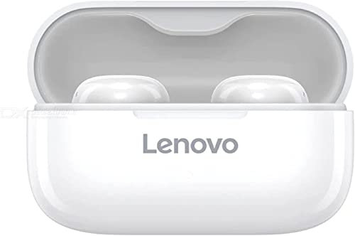 Lenovo LP11 TWS - Auriculares inalámbricos Bluetooth 5.0 con reducción de Ruido y micrófono para Auriculares, 30 Horas de autonomía (Rosa)