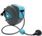 VA-Cerulean 20m Automatik Kabeltrommel,180° Drehbar Wandmontage Kabelaufroller,Blau,Kabelaufrolle mit Wandhalterung,Elektrokabel mit Überlastschutz,Automatische Verlängerungskabel