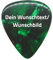 Plektrum mit Wunschtext oder Wunschbild - Personalisiertes Plektrum mit Druck - Individuell und schnell gestalten mit Wunsch-Druck - mit eigenem Bild oder Text personalisieren (Heavy, Grün Perlmutt)